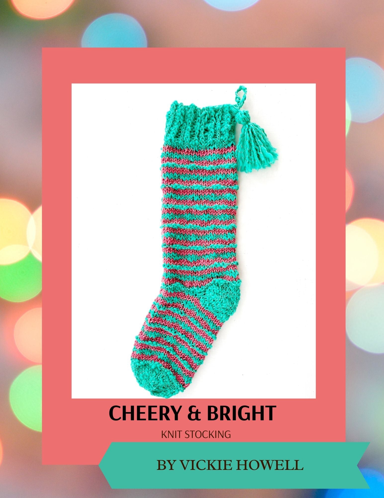 Cheery & Bright Stocking Digital Knit Pattern