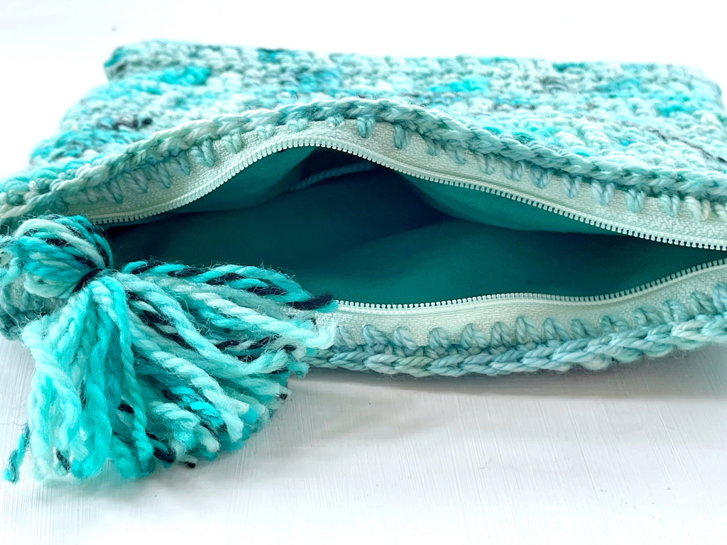 Cheery Zippered Bag Digital Crochet Pattern