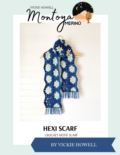 Hexi Scarf Digital Crochet Pattern