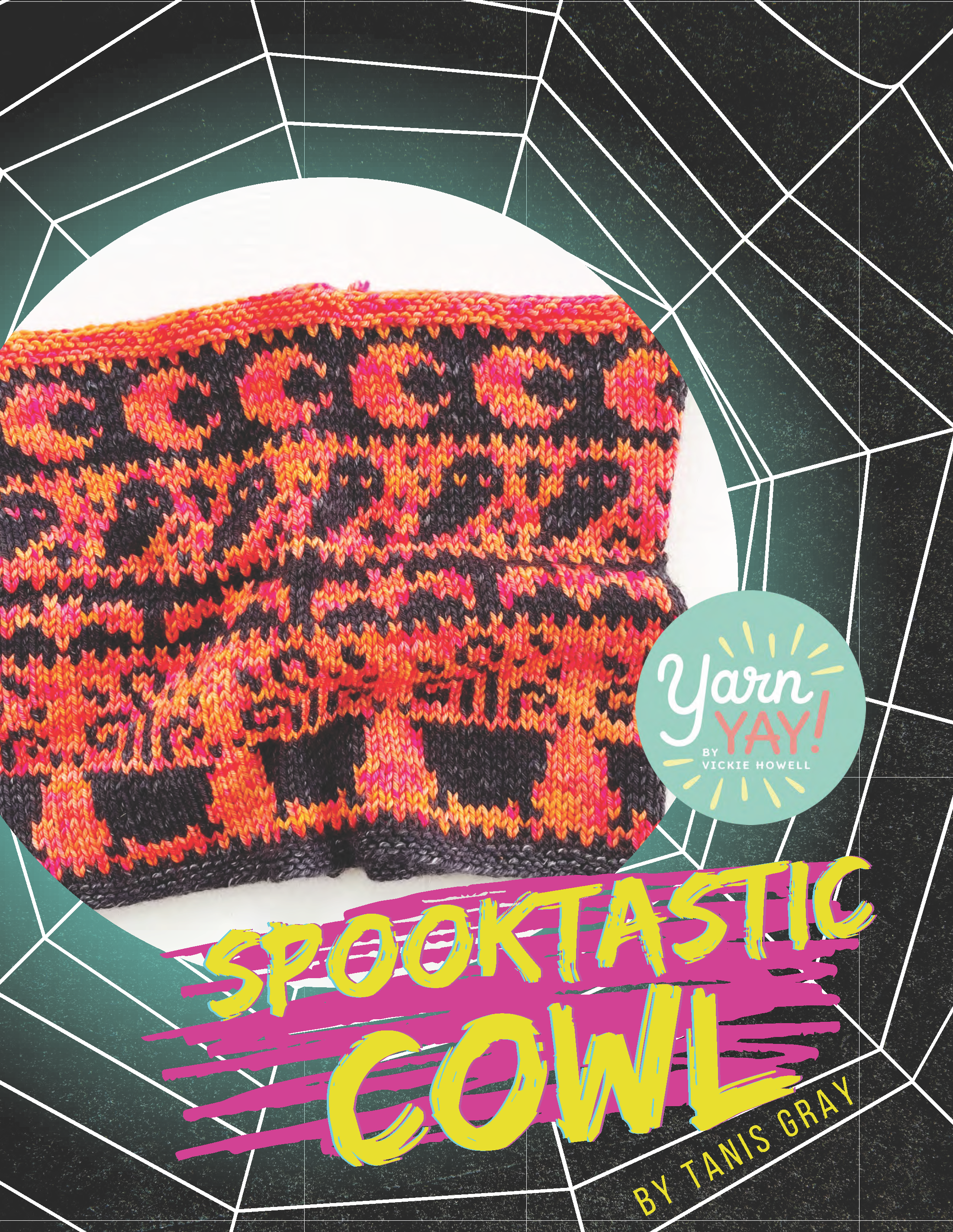 Spooktastic Cowl Digital Knit Pattern