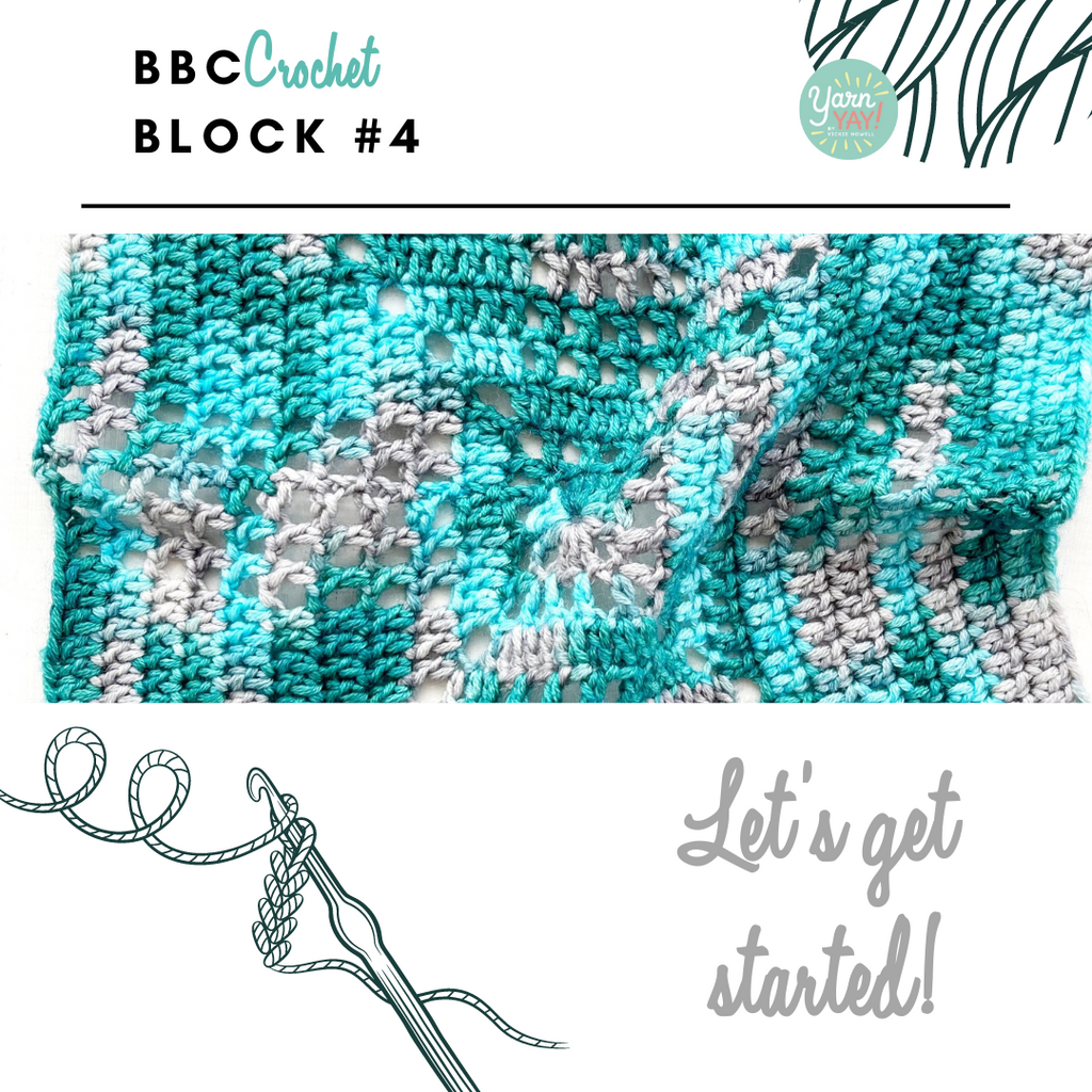 Block Builder Club 2 - Crochet Block 4, Digital Pattern Download